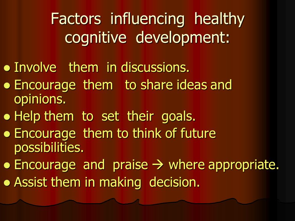 Factors affecting cognitive development slideshare new arrivals